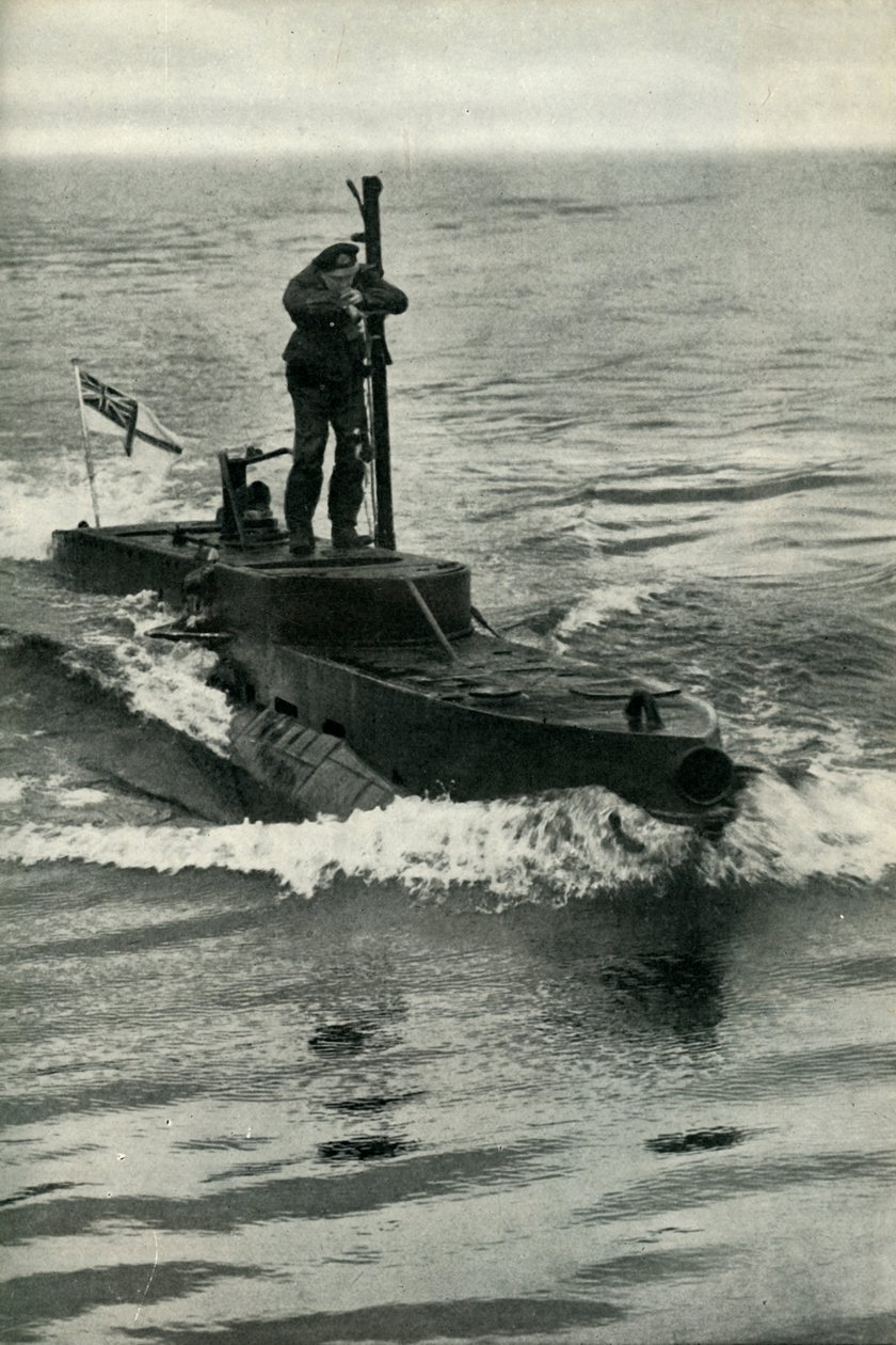 Britisk X-Craft midget-ubåd, Anden Verdenskrig, 1945. af Unbekannt