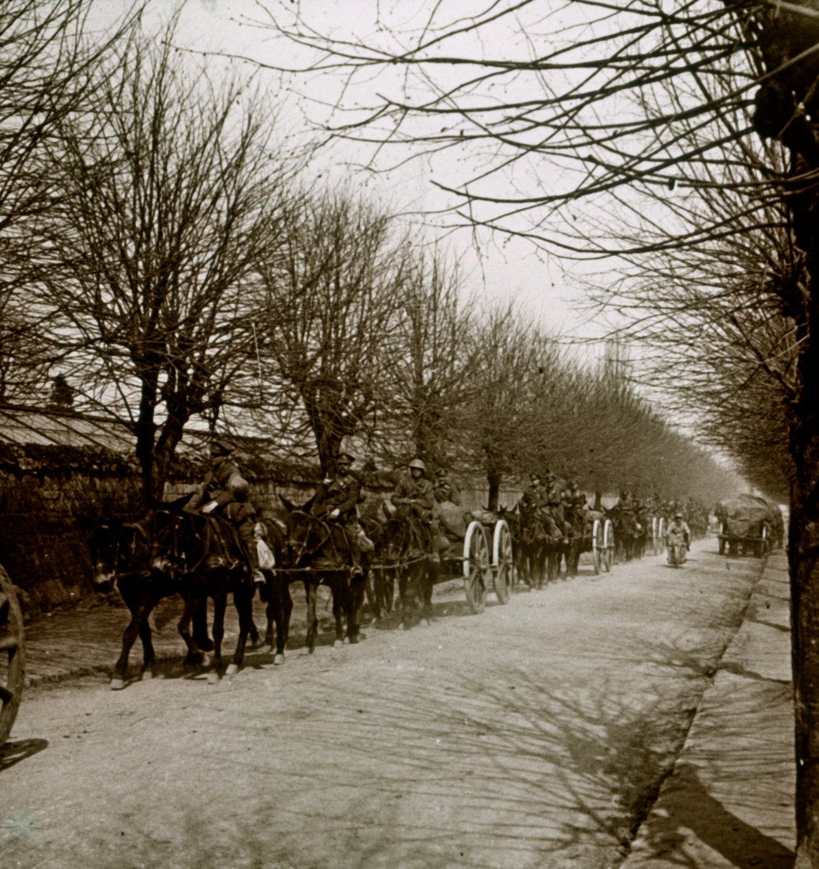 Britisk hær, Blérancourt, Nordfrankrig, c1914-c1918 af Unbekannt