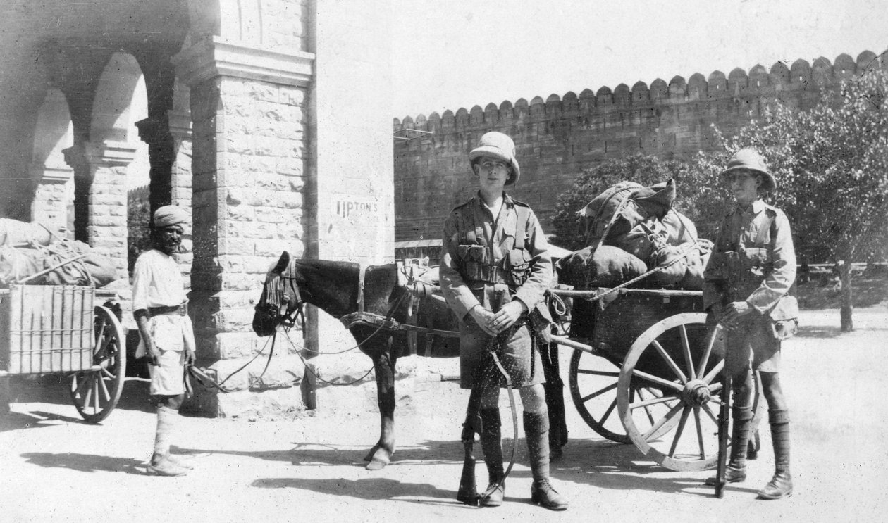 Britisk hærtransport, Agra, Indien, 1916-1917 af Unbekannt