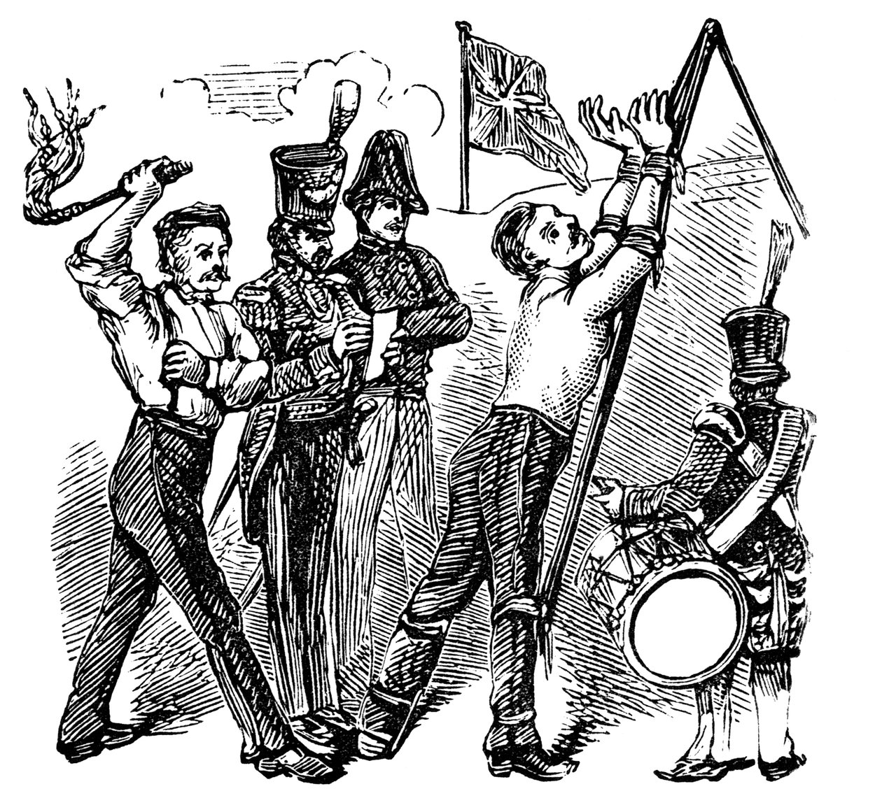 Britisk militærdisciplin, 1800-tallet af Unbekannt