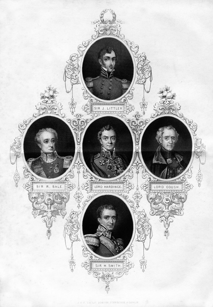 Britiske militærfigurer og feltmarskaler, 1837 af Unbekannt