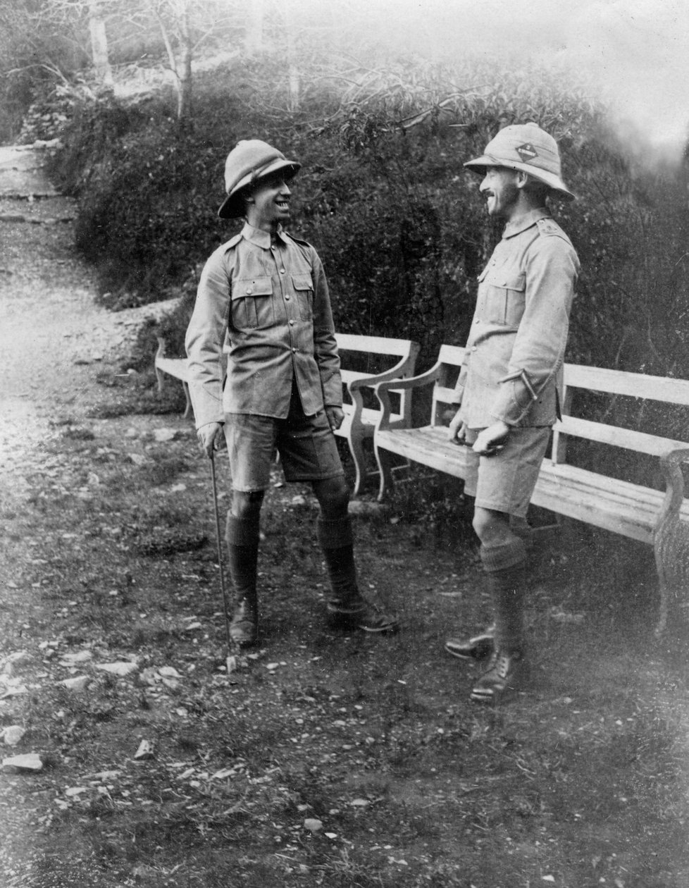 Britiske soldater, Chakrata, Indien, 1917 af Unbekannt