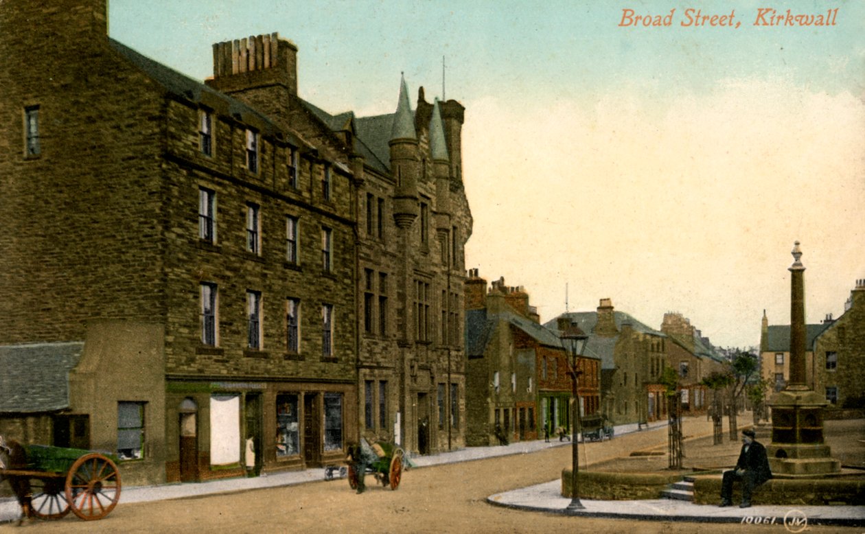 Broad Street, Kirkwall, Orkney, Skotland, 20. århundrede af Unbekannt