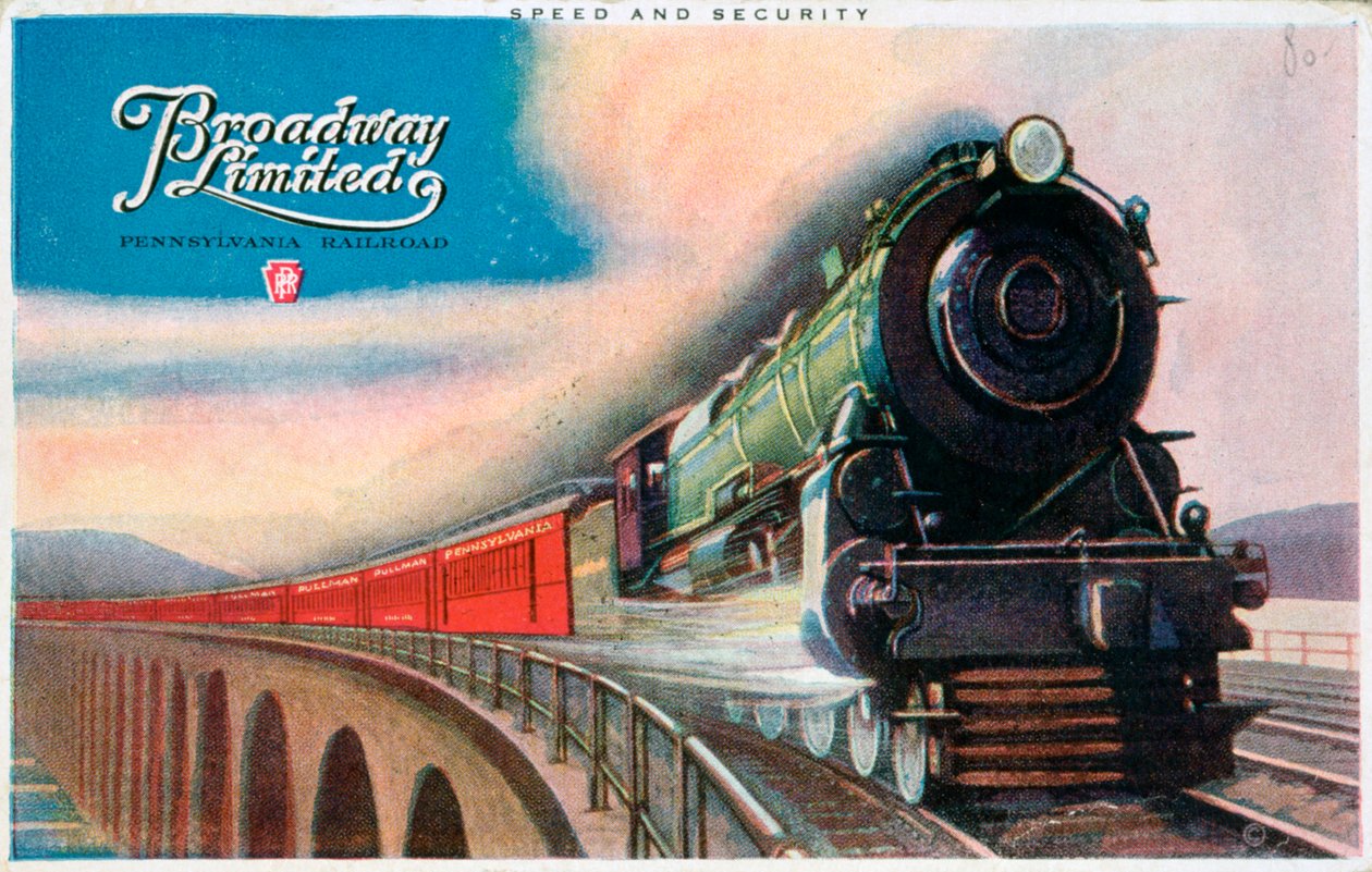 Broadway Limited, Pennsylvania Railroad, 1927 af Unbekannt