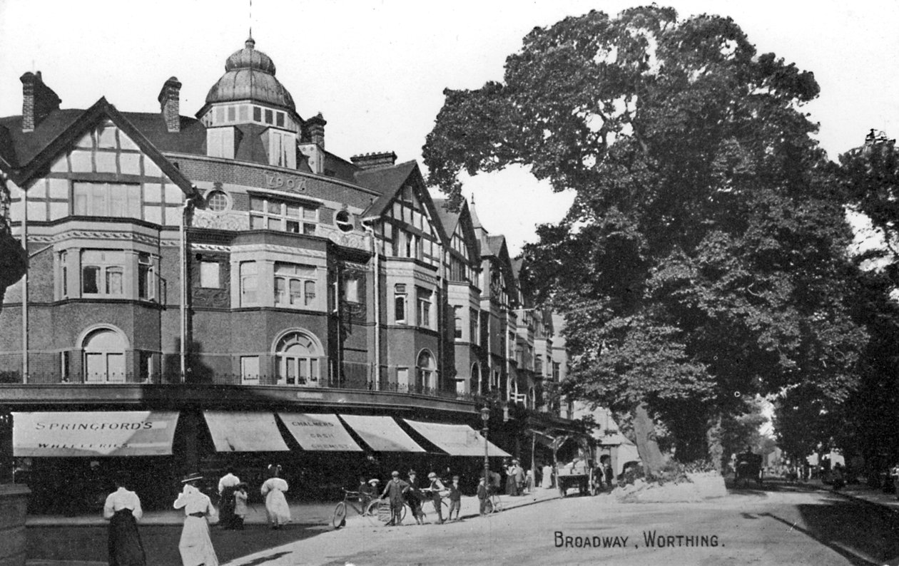 Broadway, Worthing, West Sussex, c1900-c1920s af Unbekannt
