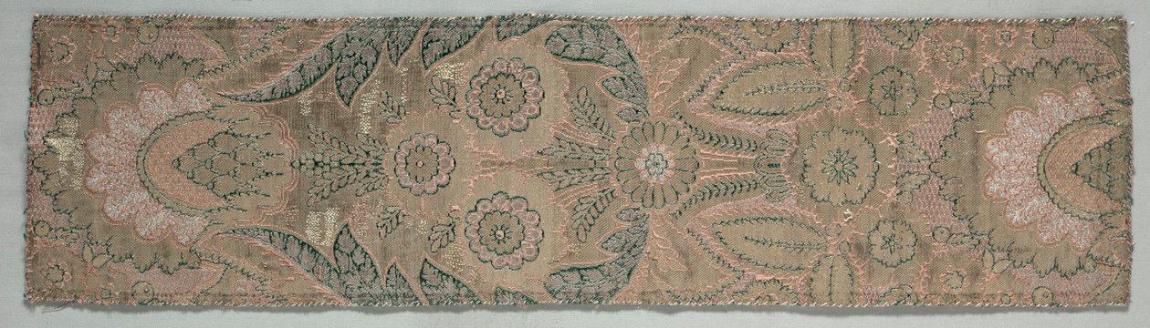 Brocade Tekstil, ca. 1700. af Unbekannt
