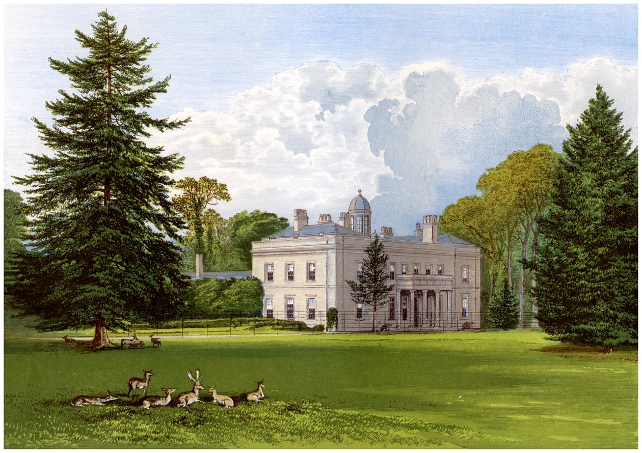 Brockley Hall, Somerset, hjemsted for familien Smyth-Pigott, c1880 af Unbekannt