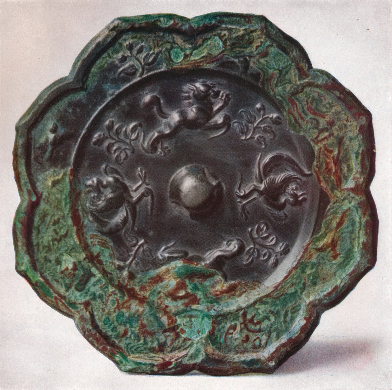 Bronzespejl: Tang-dynastiet, 618-907 af Unbekannt