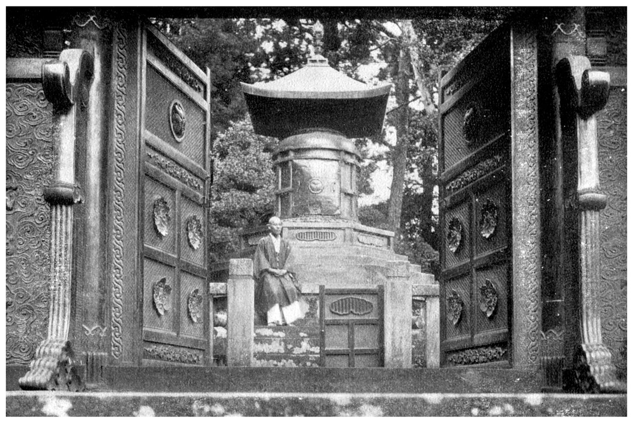 Bronzeport og grav, Shiba Park, Tokyo, Japan, 1904 af Unbekannt
