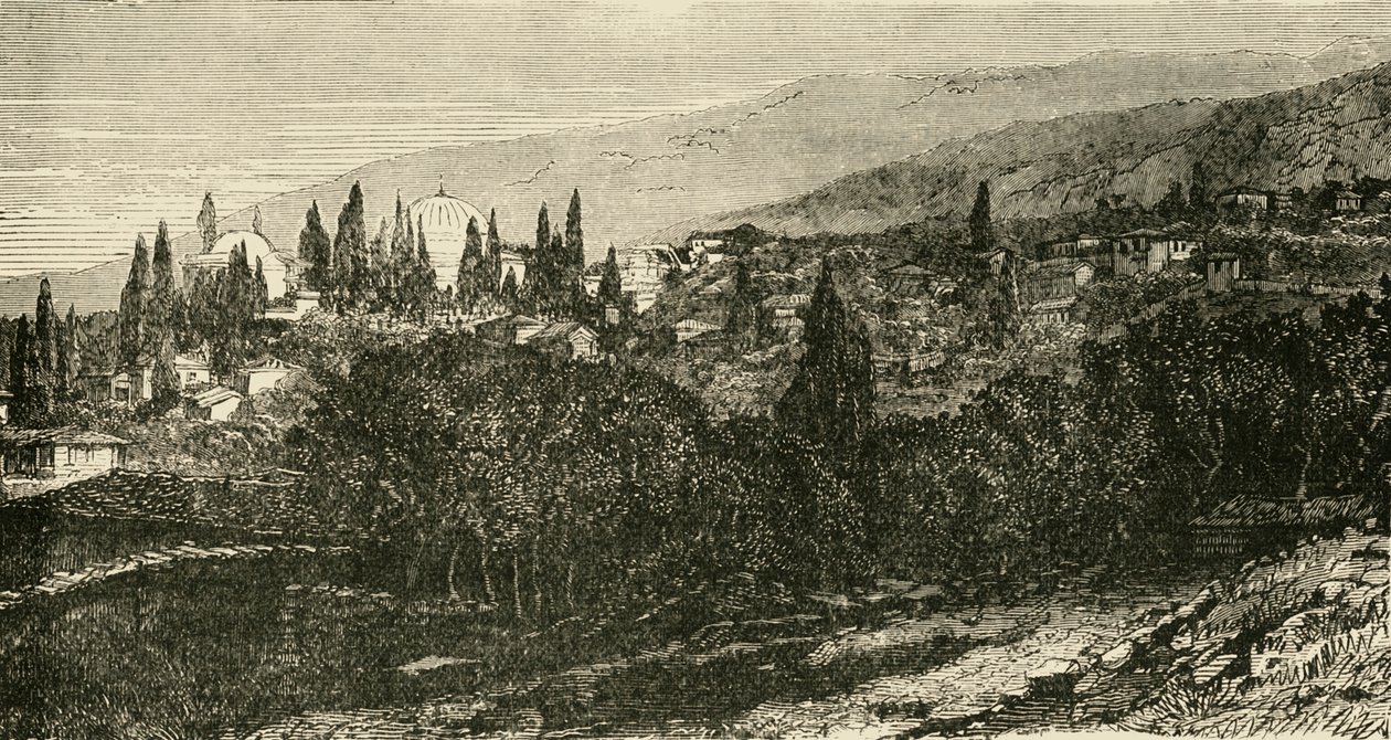 Broussa, Tyrkiets gamle hovedstad, 1890. af Unbekannt