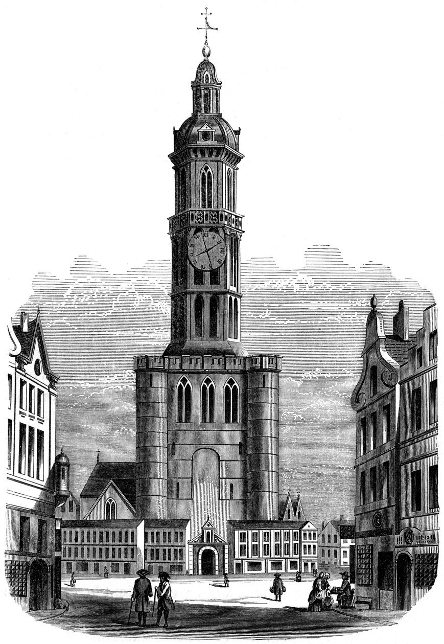 Bruxelles rådhus, 1600-tallet 1849 af Unbekannt