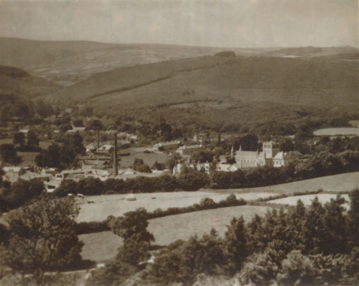 Buckfast Abbey og Dartmoor, slutningen af det 19.-begyndelsen af det 20. århundrede af Unbekannt