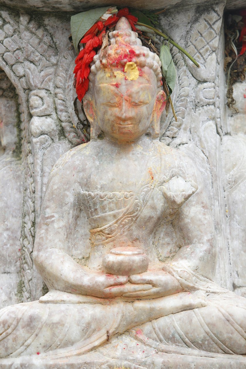 Buddha af meditation, Kirtipur, Nepal af Unbekannt