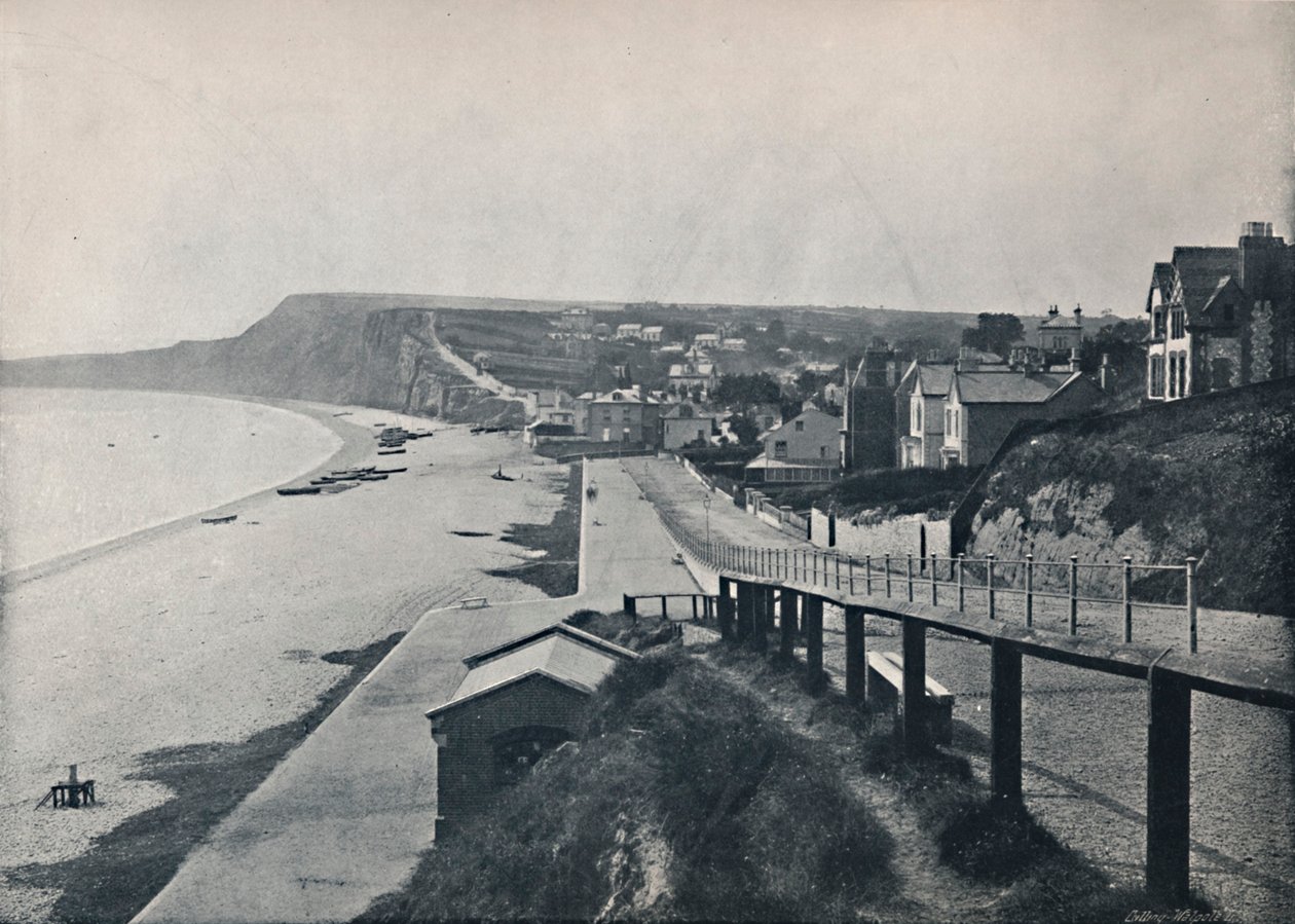 Budleigh Salterton - General View of the Valley, 1895 af Unbekannt