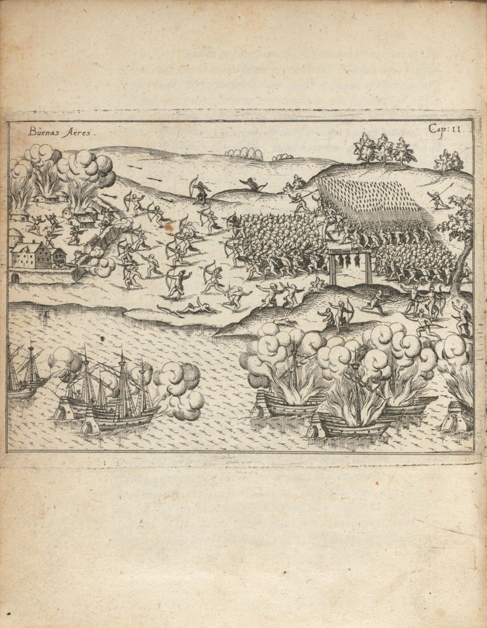 Buenos Aires Fra Vera historia... af Ulrich Schmidel, 1599 af Unbekannt