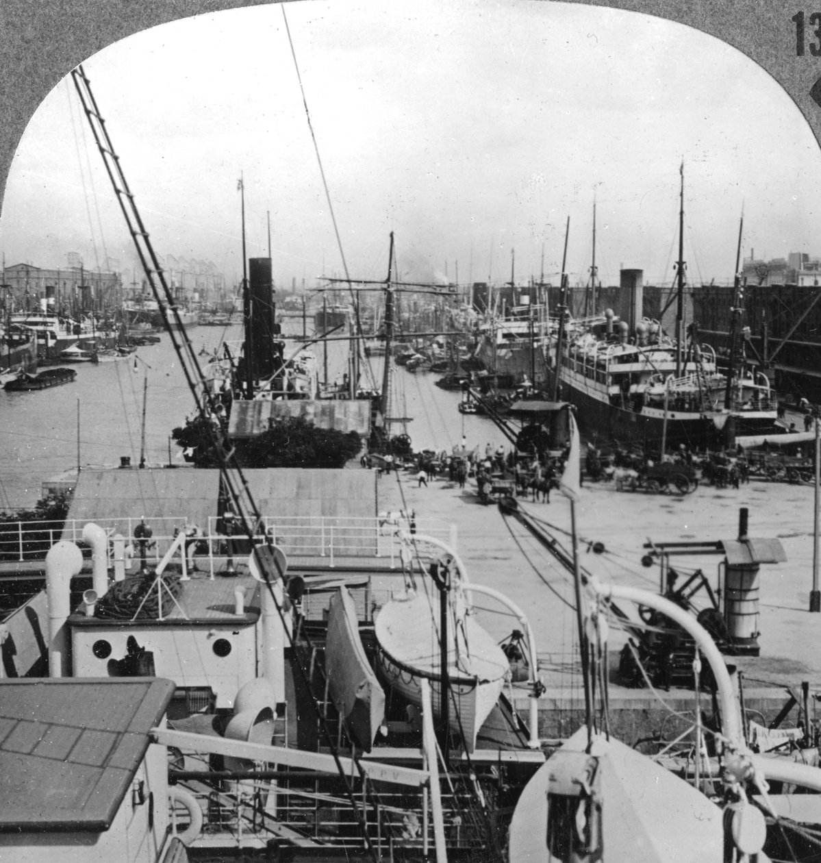 Buenos Aires havn, Argentina, ca. 1900-tallet af Unbekannt