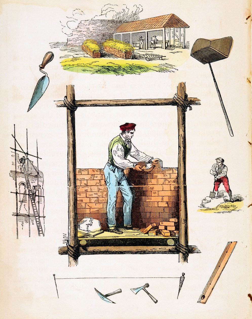 Bygningshandel, c1845 af Unbekannt