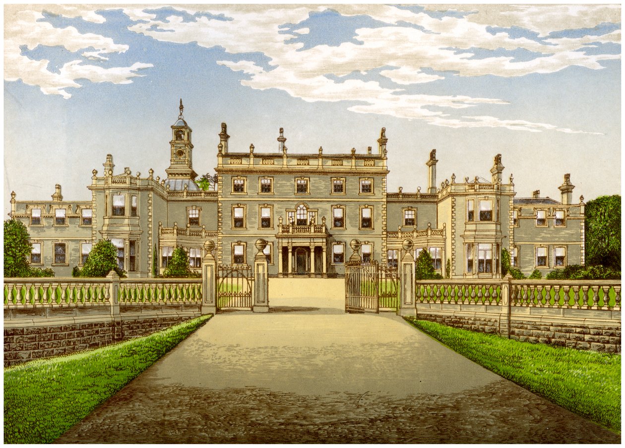 Bulwell Hall, Nottinghamshire, hjemsted for Cooper-familien, c1880 af Unbekannt