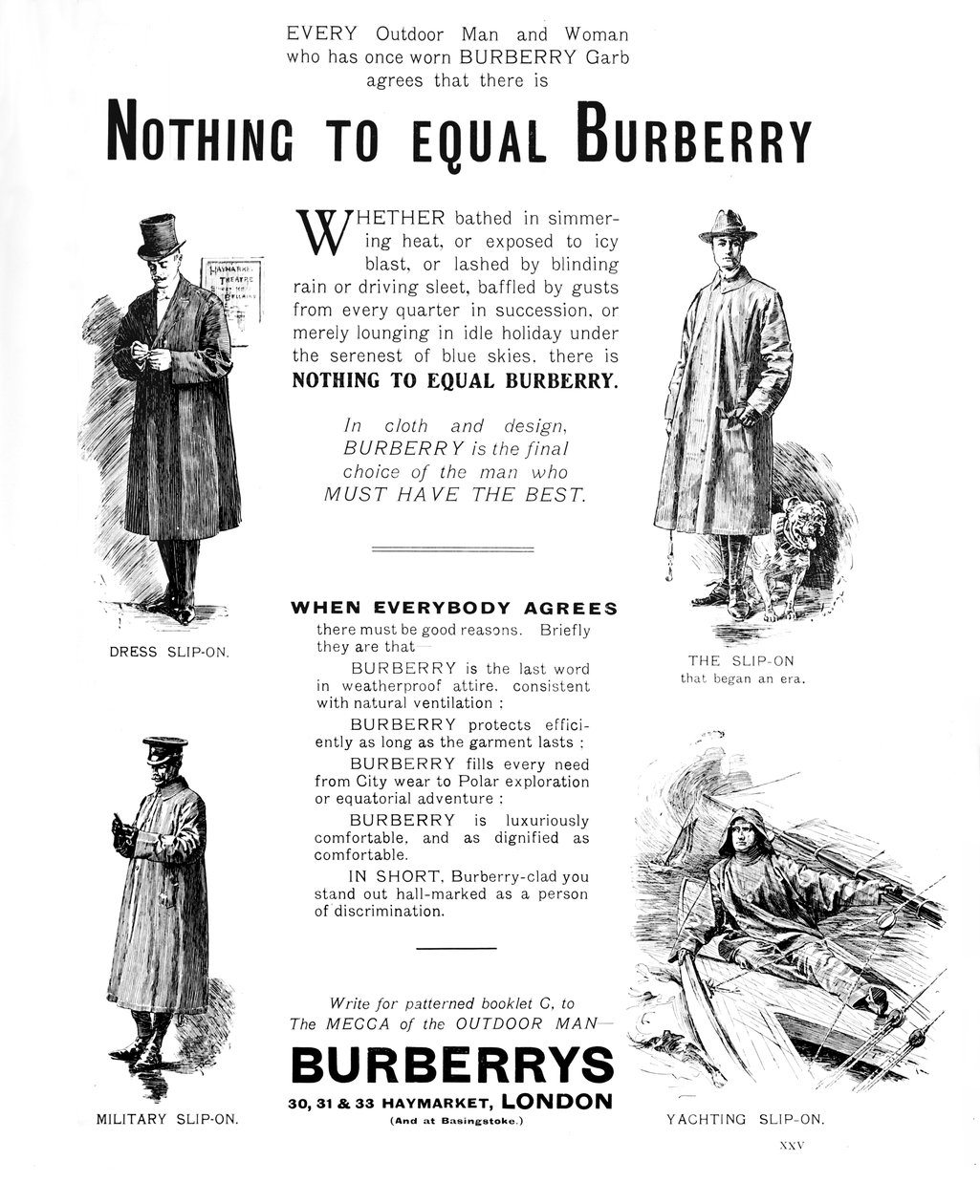 Burberrys, 1909 af Unbekannt