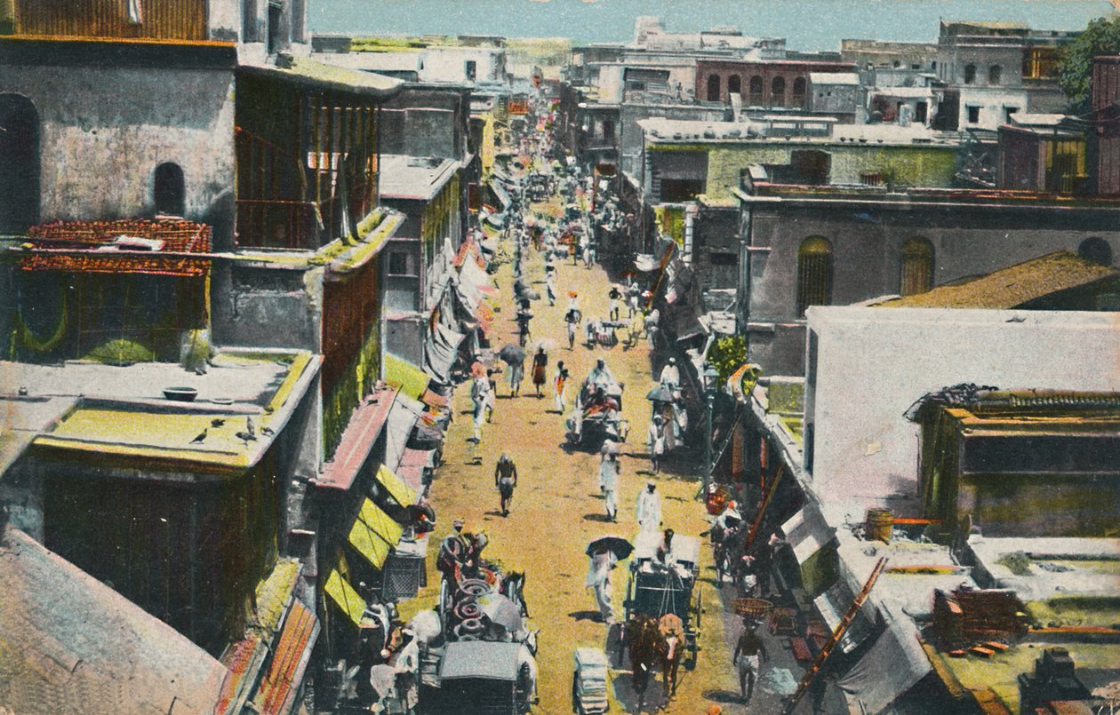 Burra Bazar, Calcutta, 1905. af Unbekannt