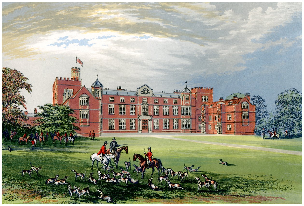 Burton Constable, Yorkshire, hjemsted for Baronet Constable, c1880 af Unbekannt