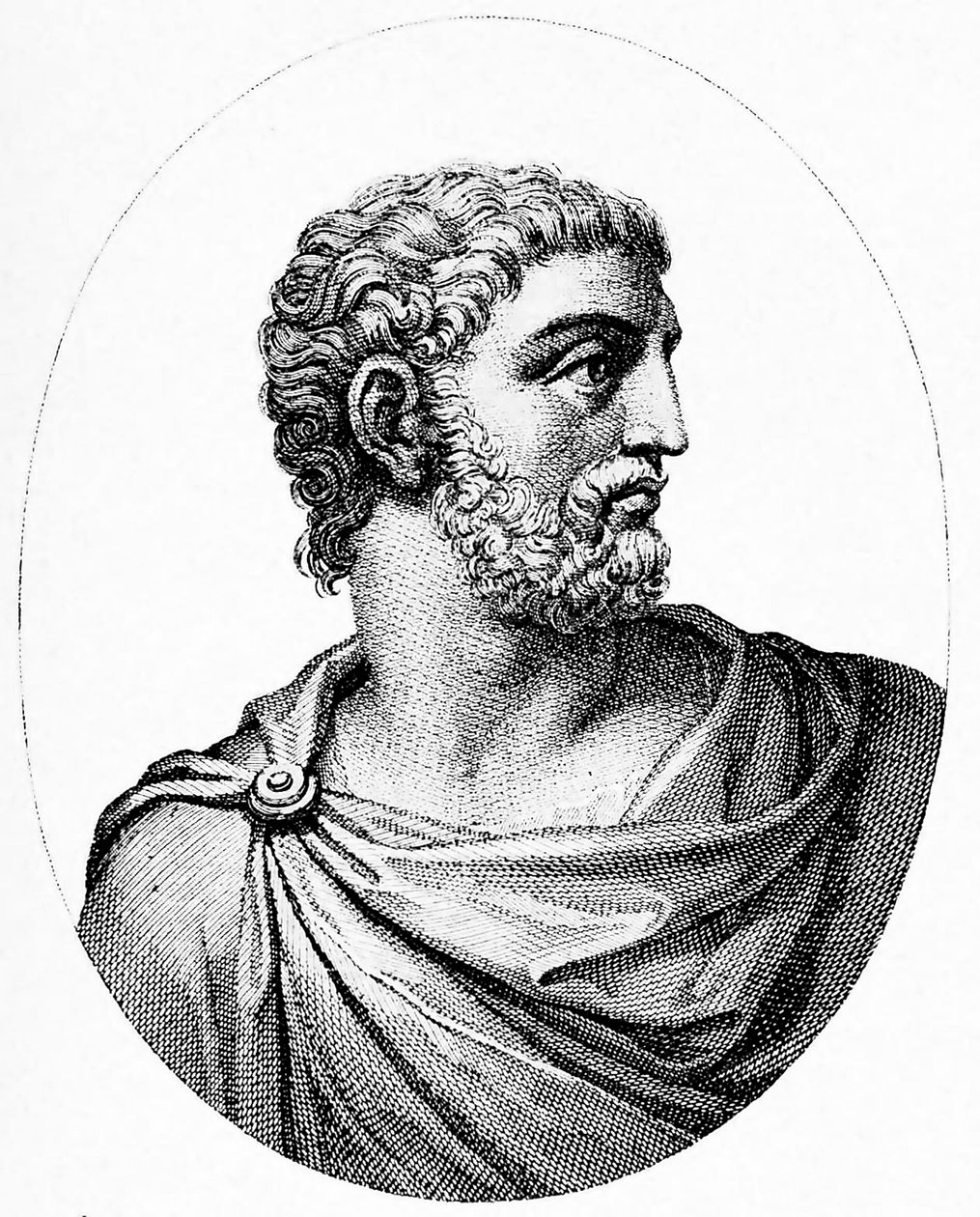 Buste af Alcibiades af Unbekannt