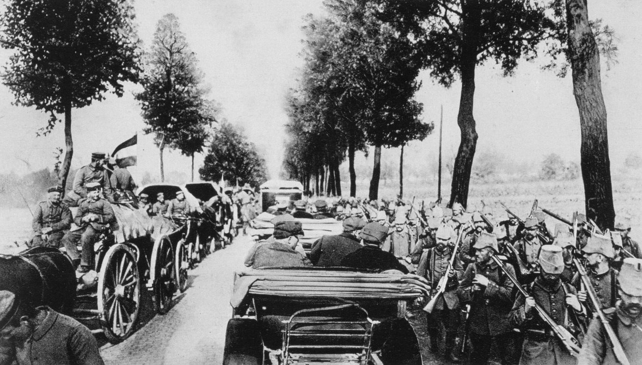 Travl vej, Første Verdenskrig, 1915 af Unbekannt