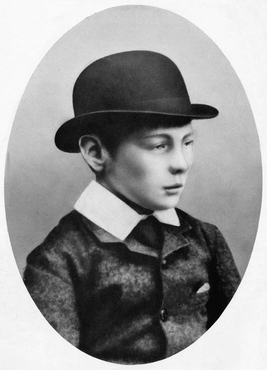 Men som tiden gik langsomt frem, måtte man tænke på uddannelse, 1884, 1945 af Unbekannt