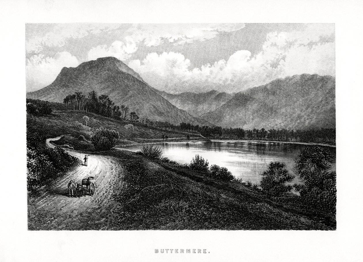 Buttermere, Lake District, Cumbria, 1896 af Unbekannt