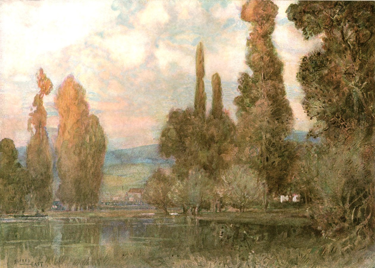 Ved kanten af søen, 1902. af Unbekannt