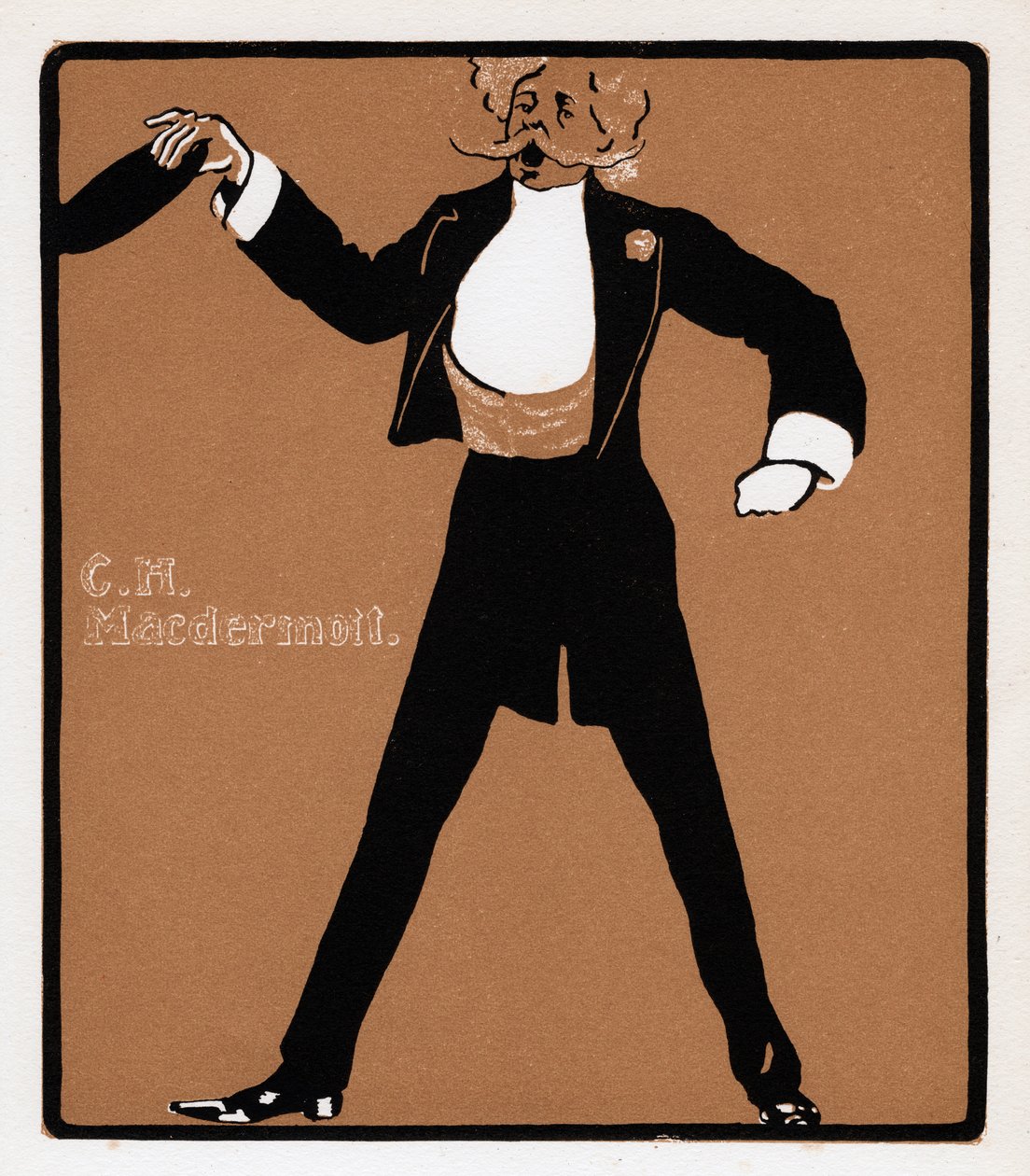 CH MacDermott 1845-1901, musikhusstjerne, slutningen af det 19. århundrede af Unbekannt