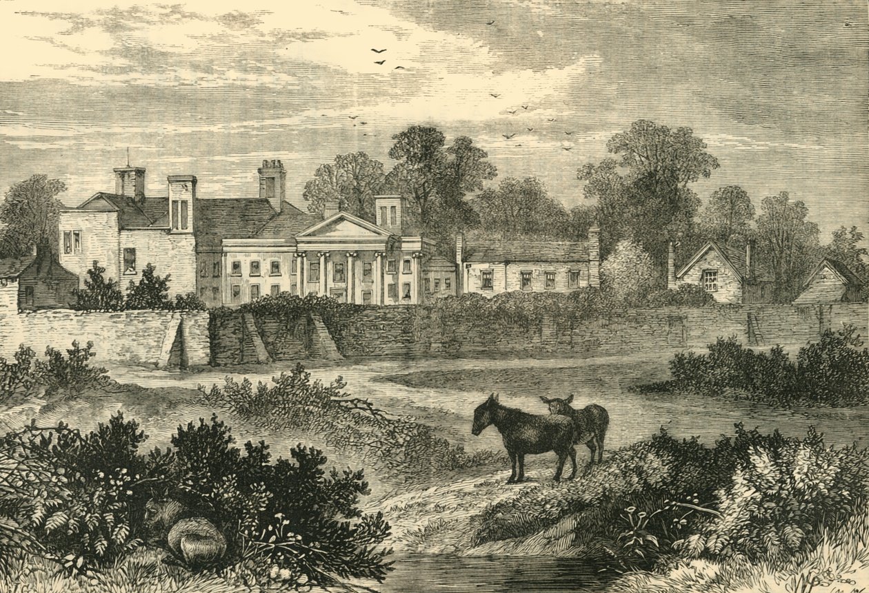 Caen Wood, Lord Mansfields House, i 1785, c1876. af Unbekannt