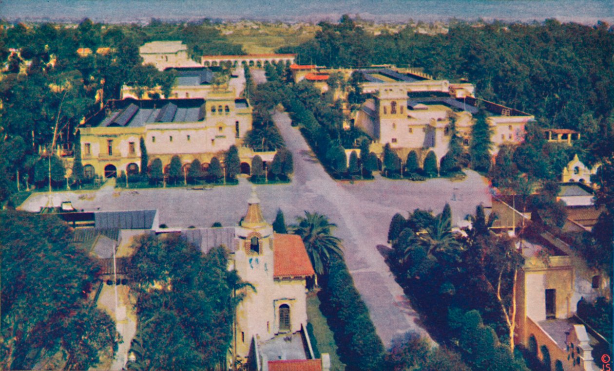 Cafe of the World og Casa del Rey Moro, c1935 af Unbekannt