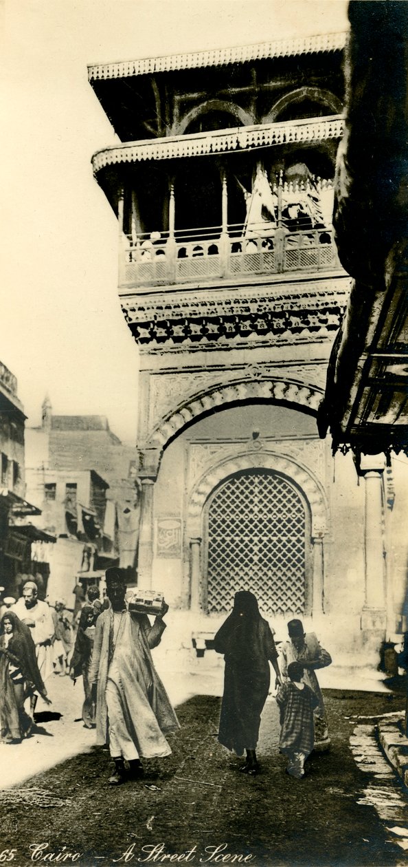 Cairo - A Street Scene, c1918-c1939. af Unbekannt