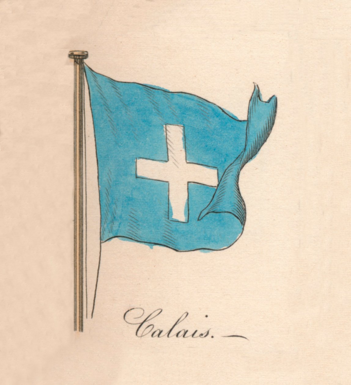Calais, 1838 af Unbekannt