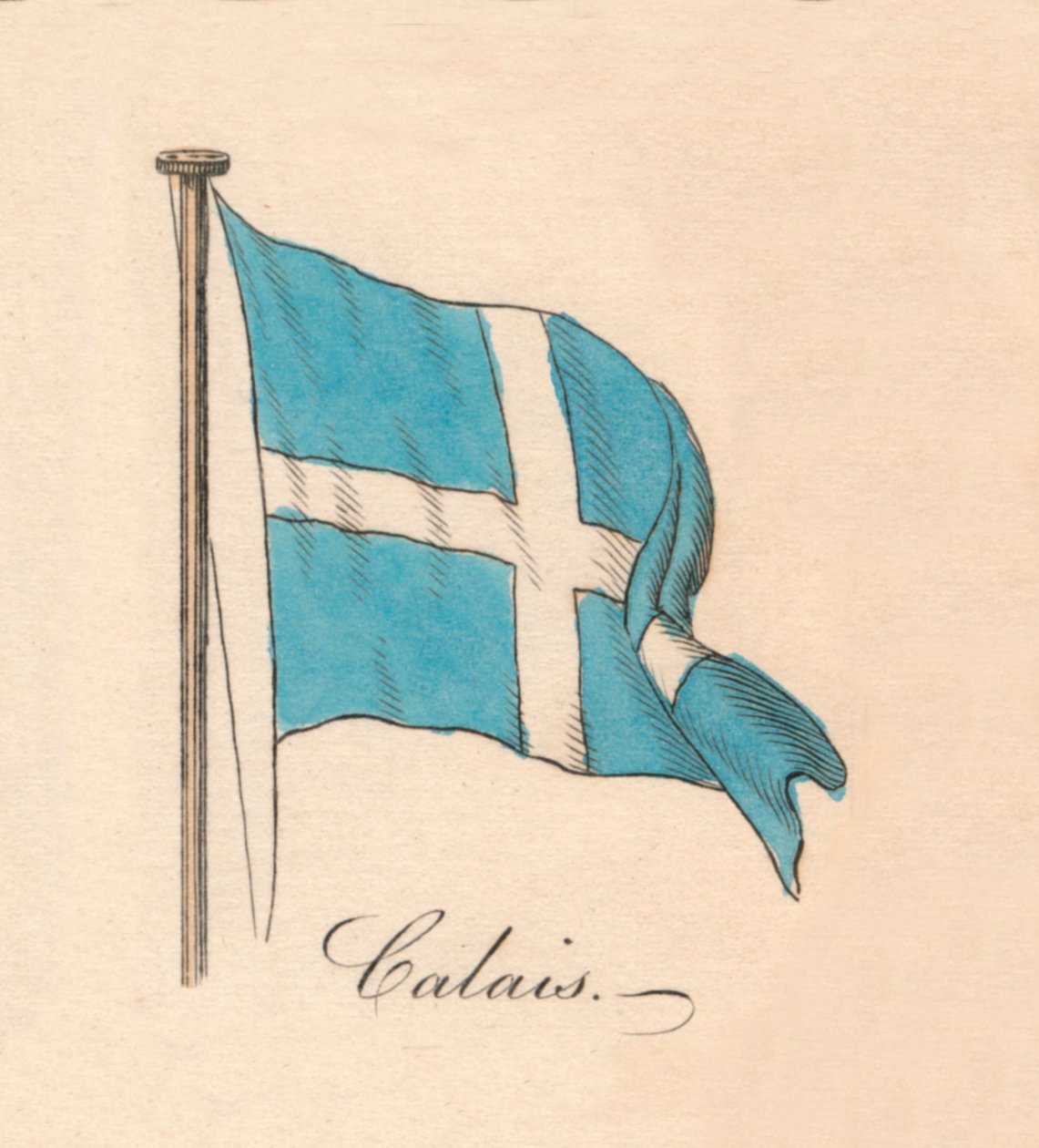 Calais, 1838 af Unbekannt