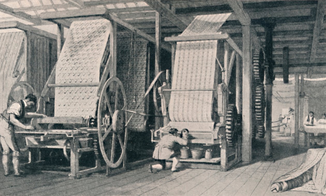 Calico Trykning, 1835, 1904 af Unbekannt