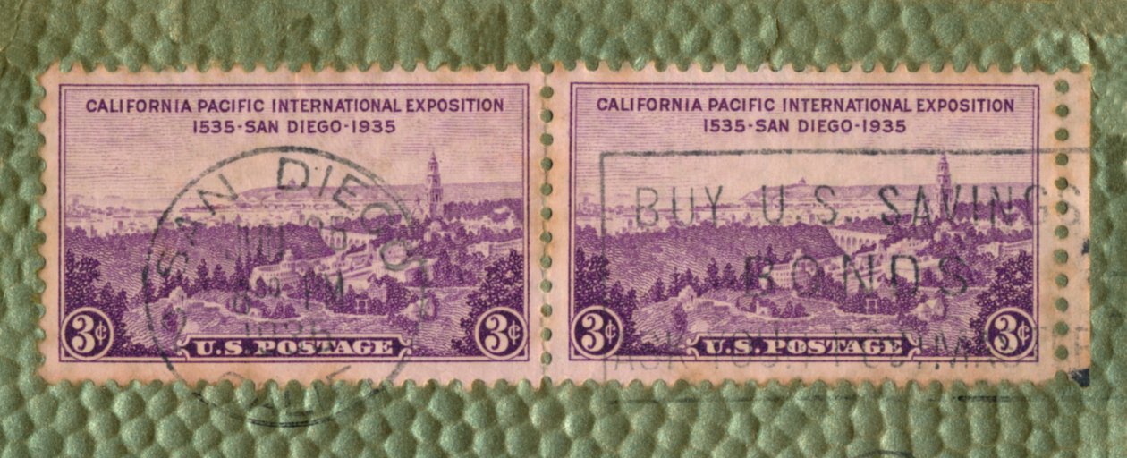 California Pacific International Exposition - amerikansk frimærke, c1935 af Unbekannt