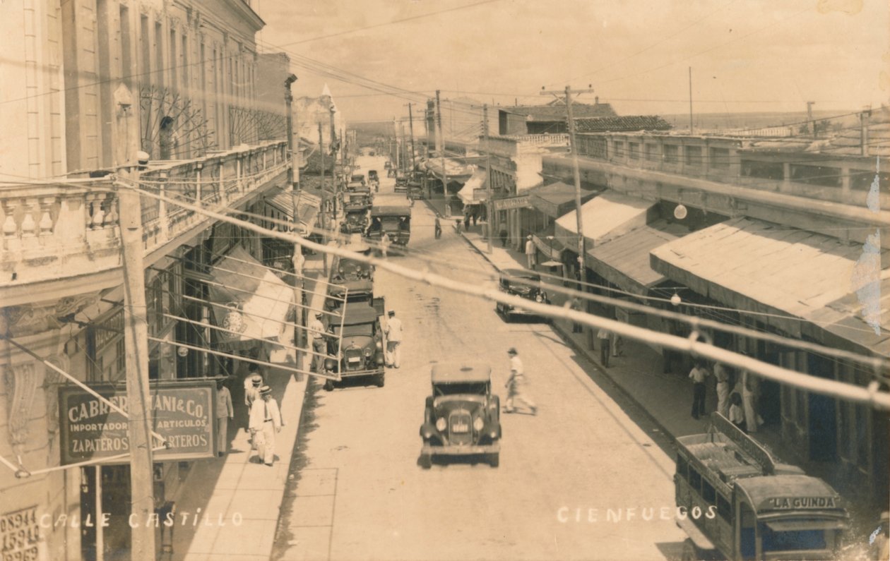 Castillo Street, Cienfuegos, Cuba, c1900 af Unbekannt