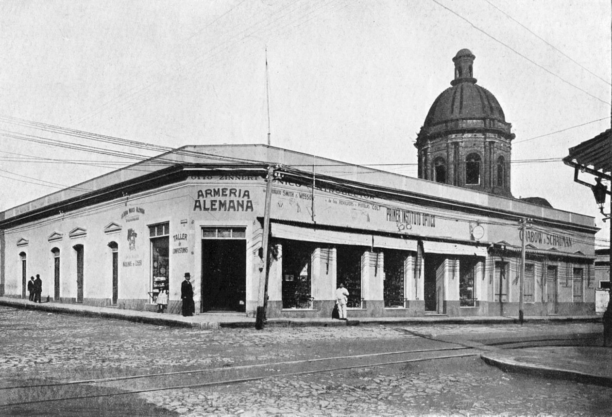 Palmas Street, Asuncion, Paraguay, 1911 af Unbekannt