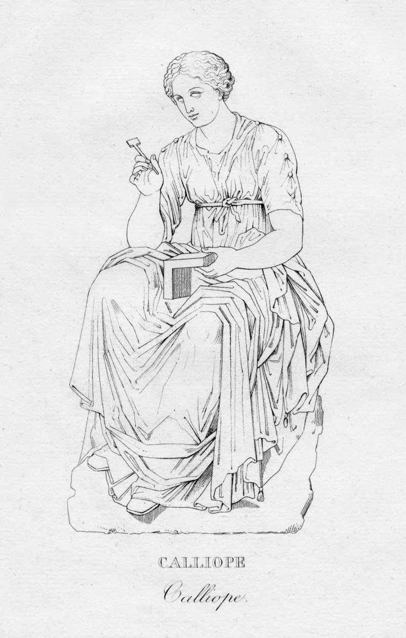 Calliope, c1850 af Unbekannt