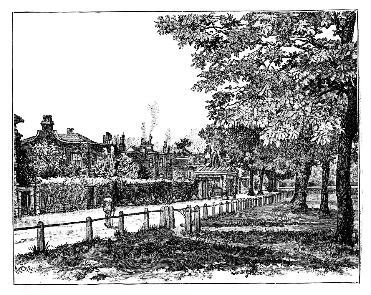 Cambridge Cottage, Kew, London, 1800-tallet af Unbekannt