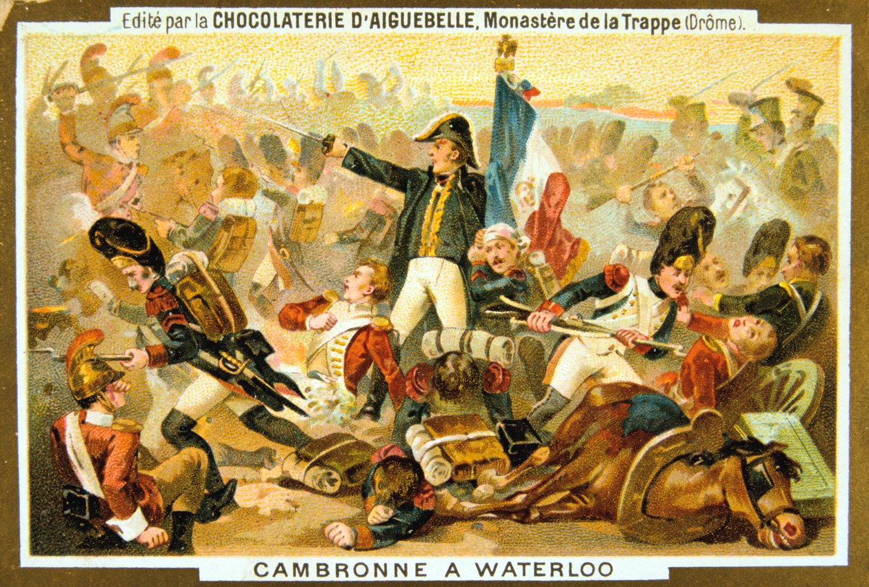 Cambronne ved slaget ved Waterloo, 18. juni, 1815, 1800-tallet af Unbekannt