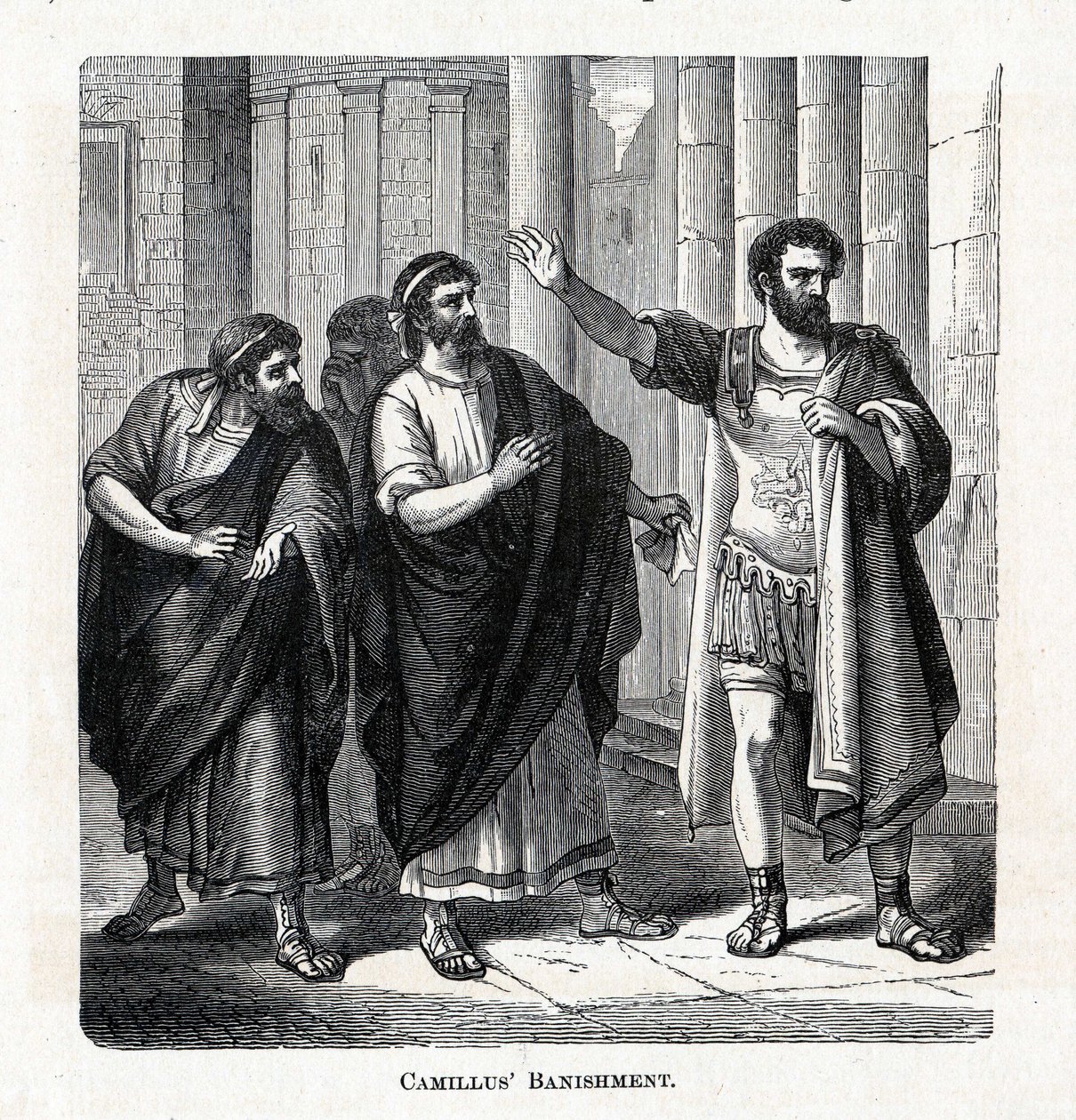 Camillus forvisning, 1882 af Unbekannt