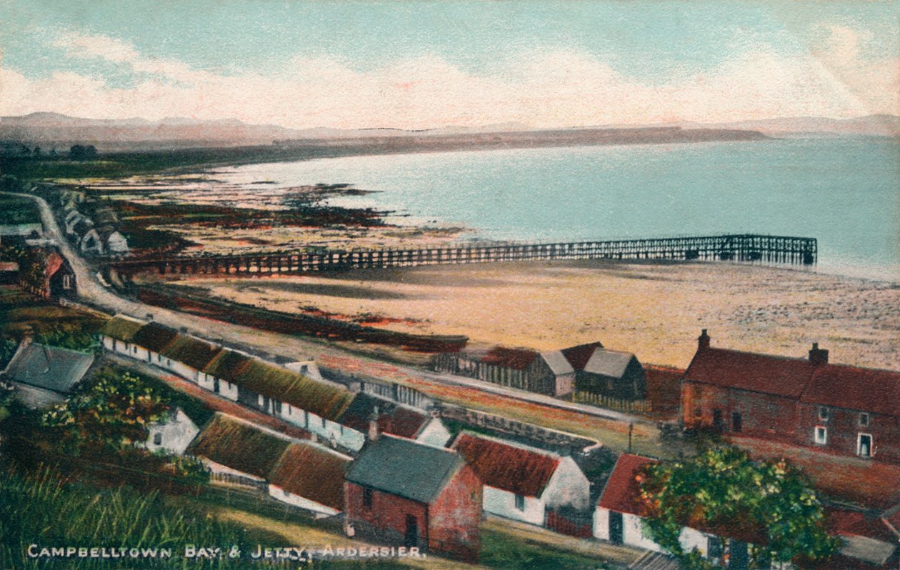 Campbelltown Bay & Jetty Ardersier, c1930. af Unbekannt