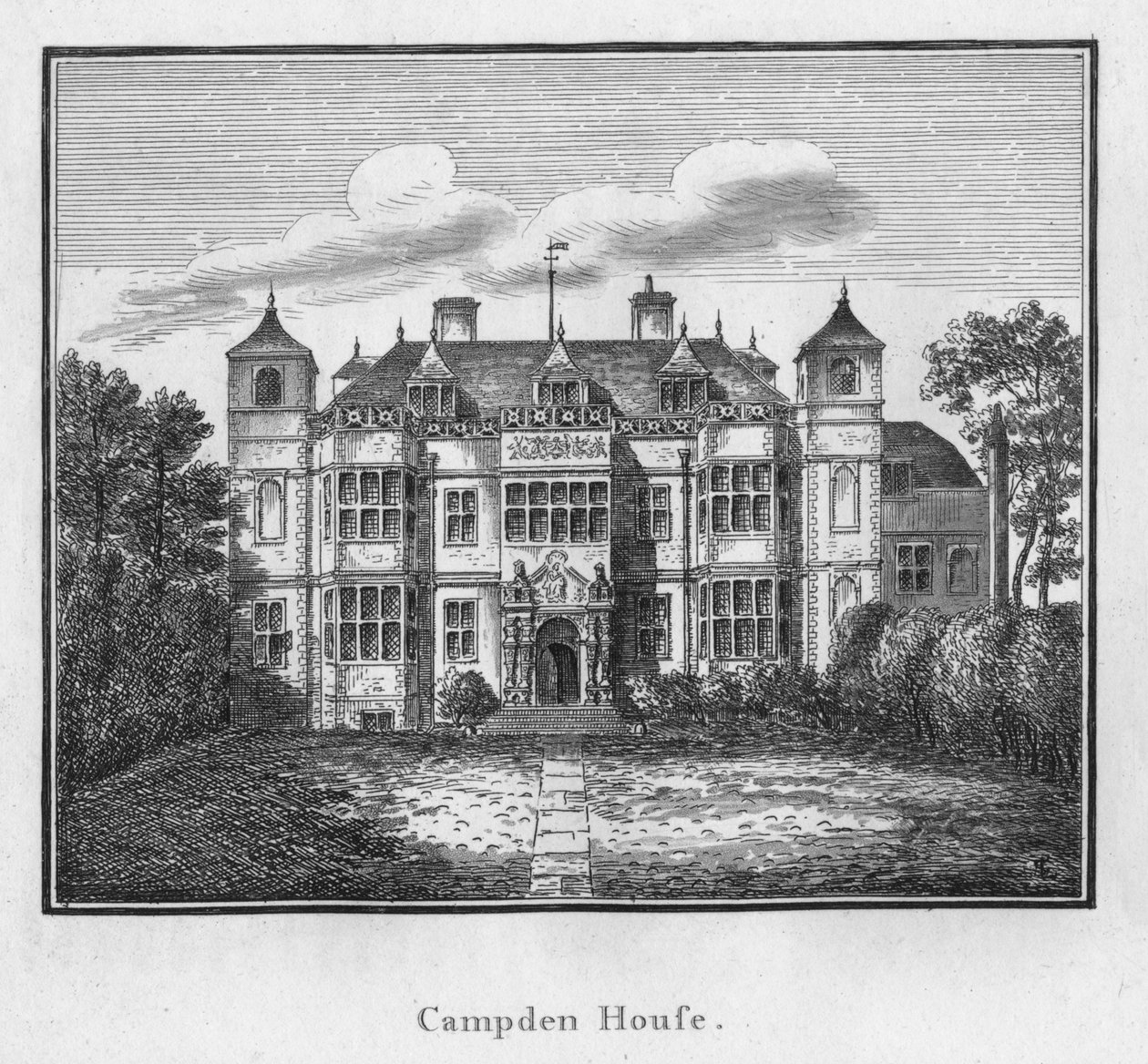 Campden House, c1792 af Unbekannt
