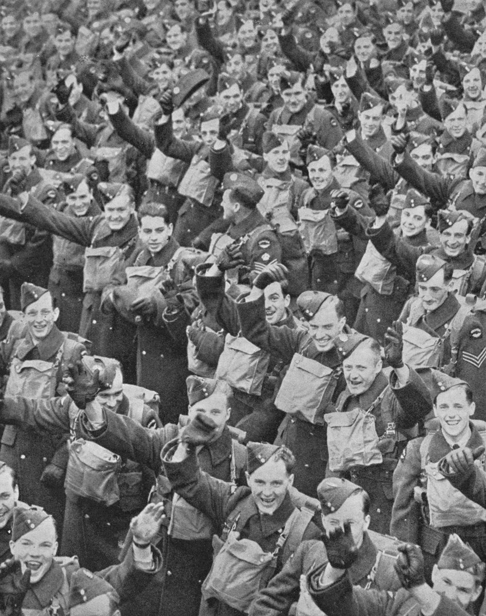 Canadas flyvere ankommer, 1939, 1940 af Unbekannt