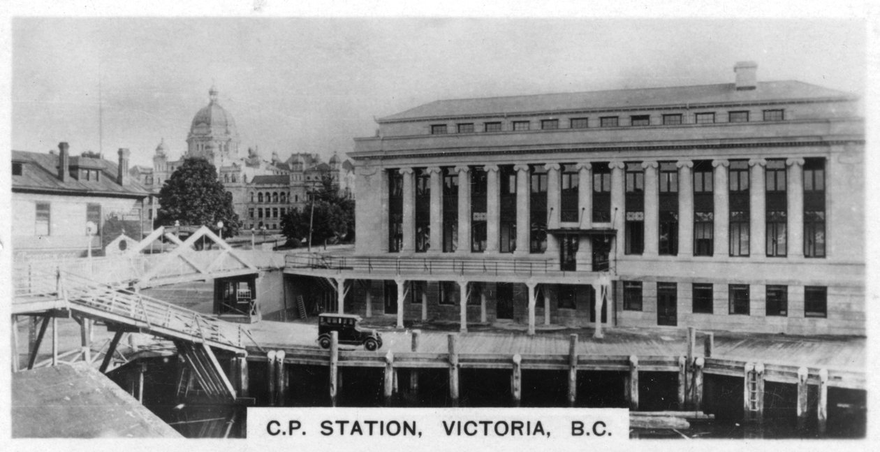 Canadian Pacific Station, Victoria, British Columbia, Canada, c1920