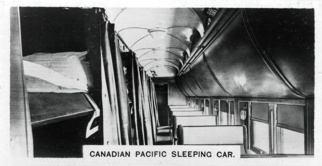 Canadian Pacific sovevogn, Canada, c1920