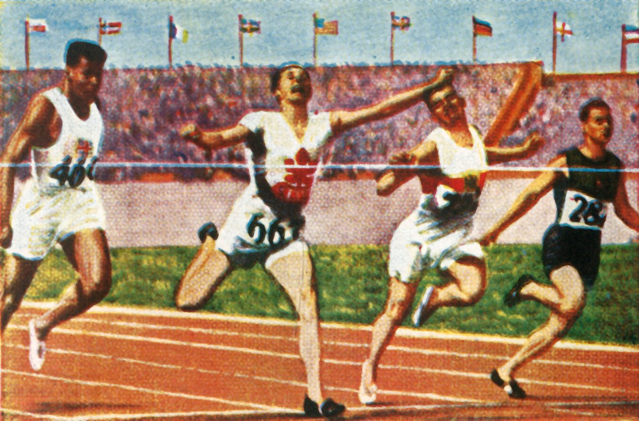 Canadiske sprinter Percy Williams, 1928. af Unbekannt